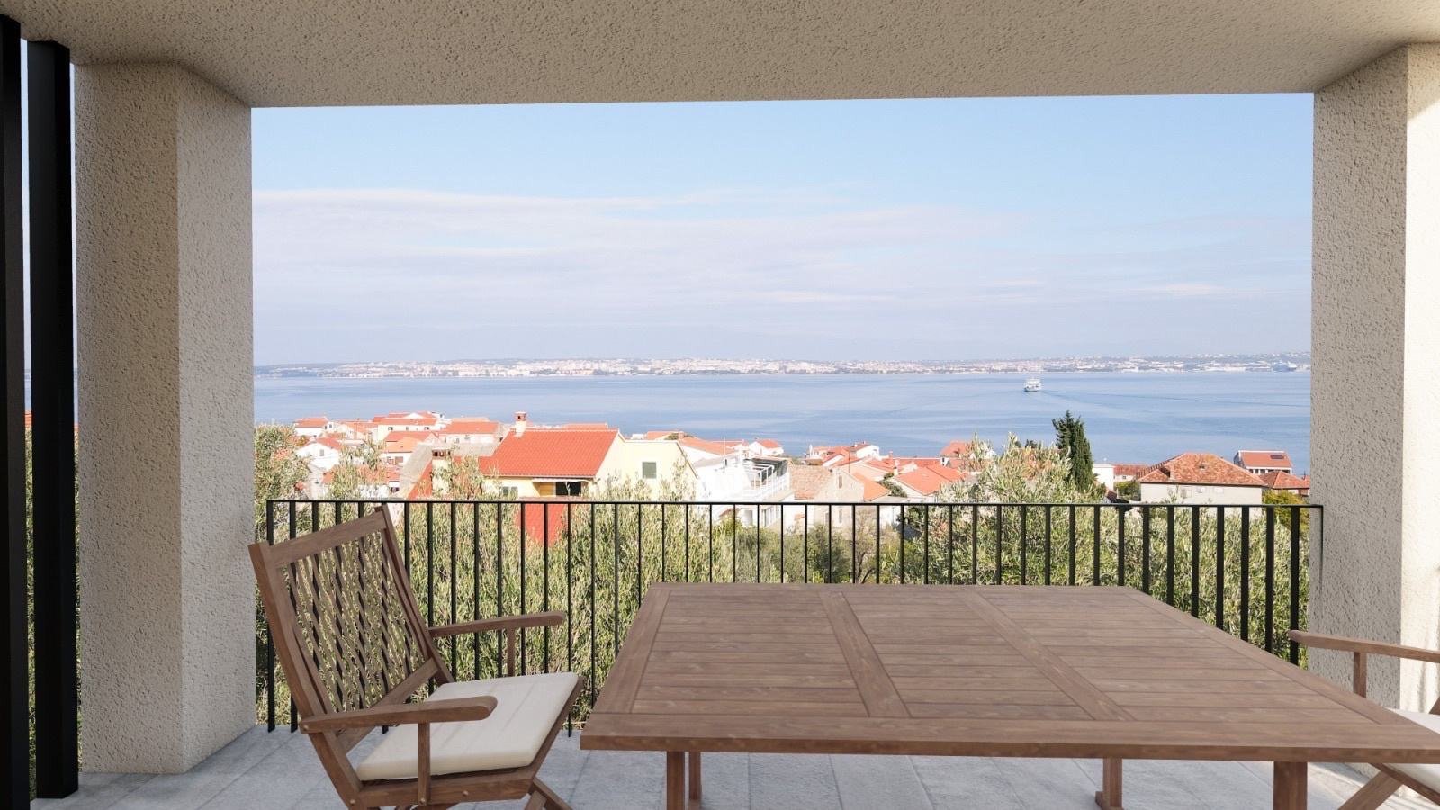 Moderne Erdgeschosswohnung – direkt am Strand, Blick auf Zadar und Ošljak → Preko, Ugljan Moderne Erdgeschosswohnung – direkt am Strand, Blick auf Zadar und Ošljak → Preko, Ugljan