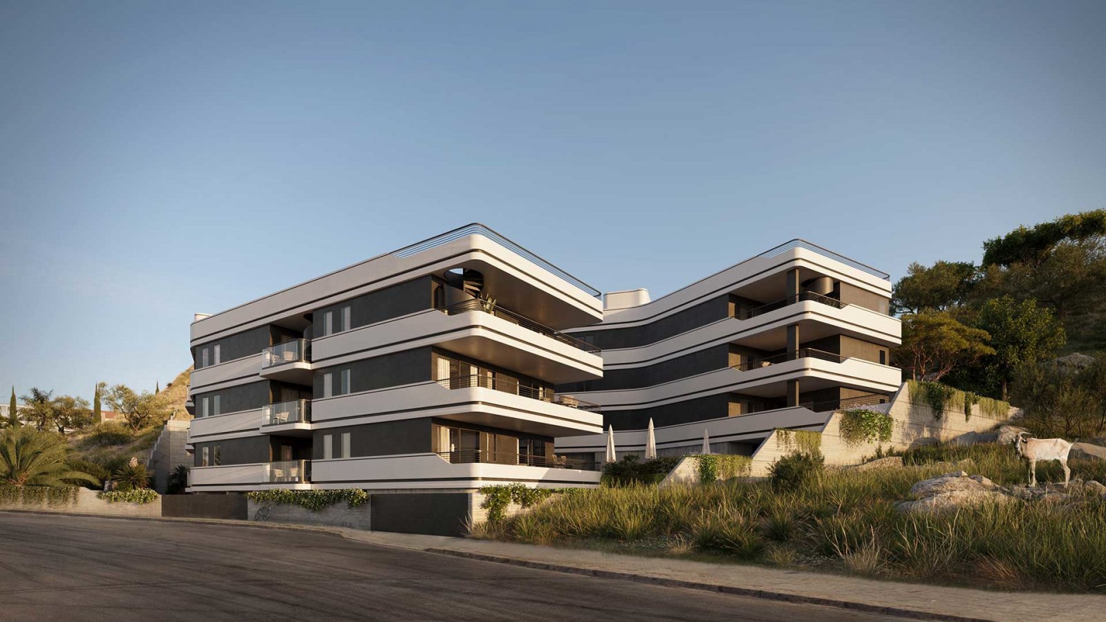 Luxuriöse Dreizimmerwohnung → Meerblick und private Dachgärten → Limassol Luxuriöse Dreizimmerwohnung → Meerblick und private Dachgärten → Limassol