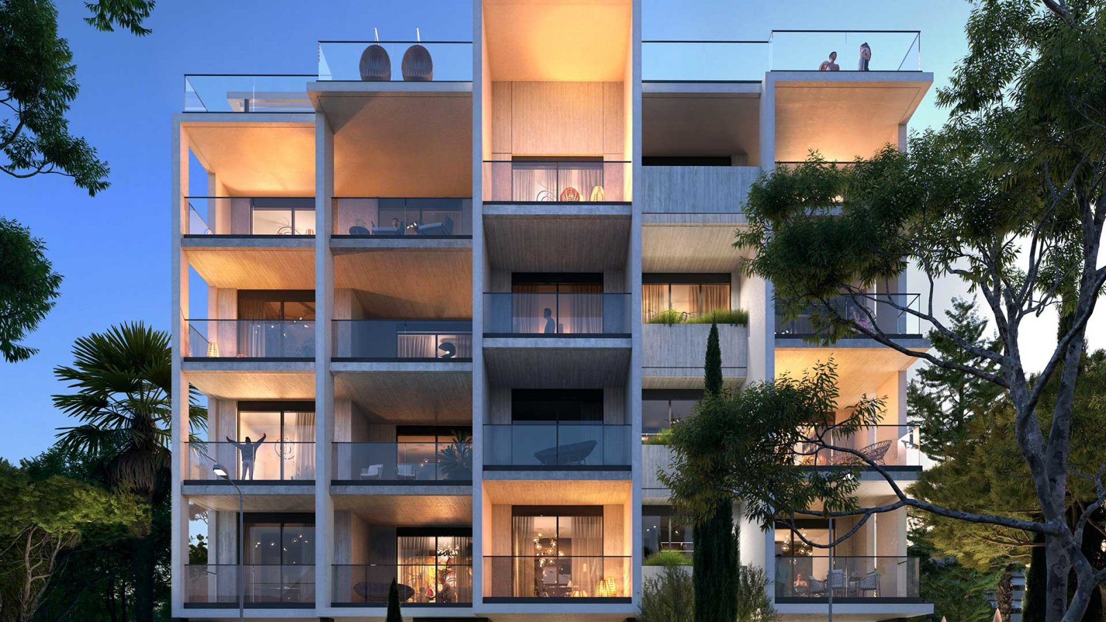 Luxuriöse Zwei-Zimmer-Wohnung → Außenpool und angelegte Gärten → Limassol Luxuriöse Zwei-Zimmer-Wohnung → Außenpool und angelegte Gärten → Limassol