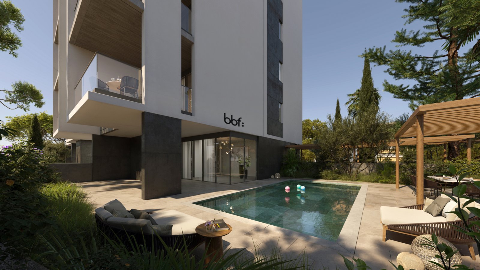 Luxuriöse Drei-Zimmer-Wohnung → Pool, Garten und Terrasse an der Küste → Limassol Luxuriöse Drei-Zimmer-Wohnung → Pool, Garten und Terrasse an der Küste → Limassol