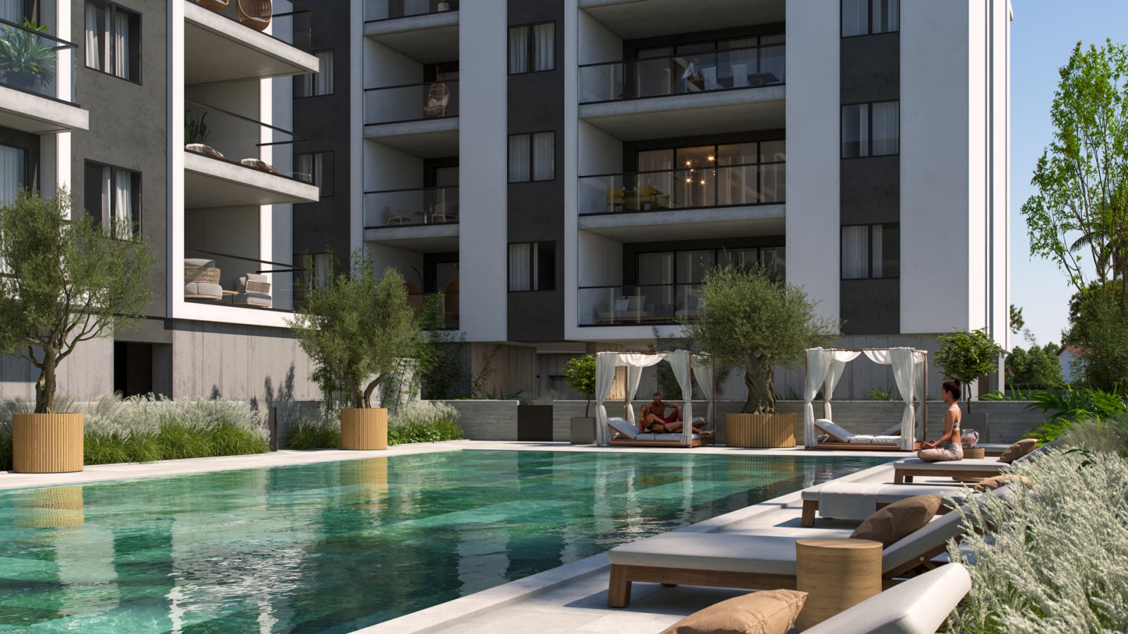 Luxuriöse Dreizimmerwohnung → in Strandnähe, in der Nähe von 18-Loch-Golfplatz und Casino → Limassol Luxuriöse Dreizimmerwohnung → in Strandnähe, in der Nähe von 18-Loch-Golfplatz und Casino → Limassol