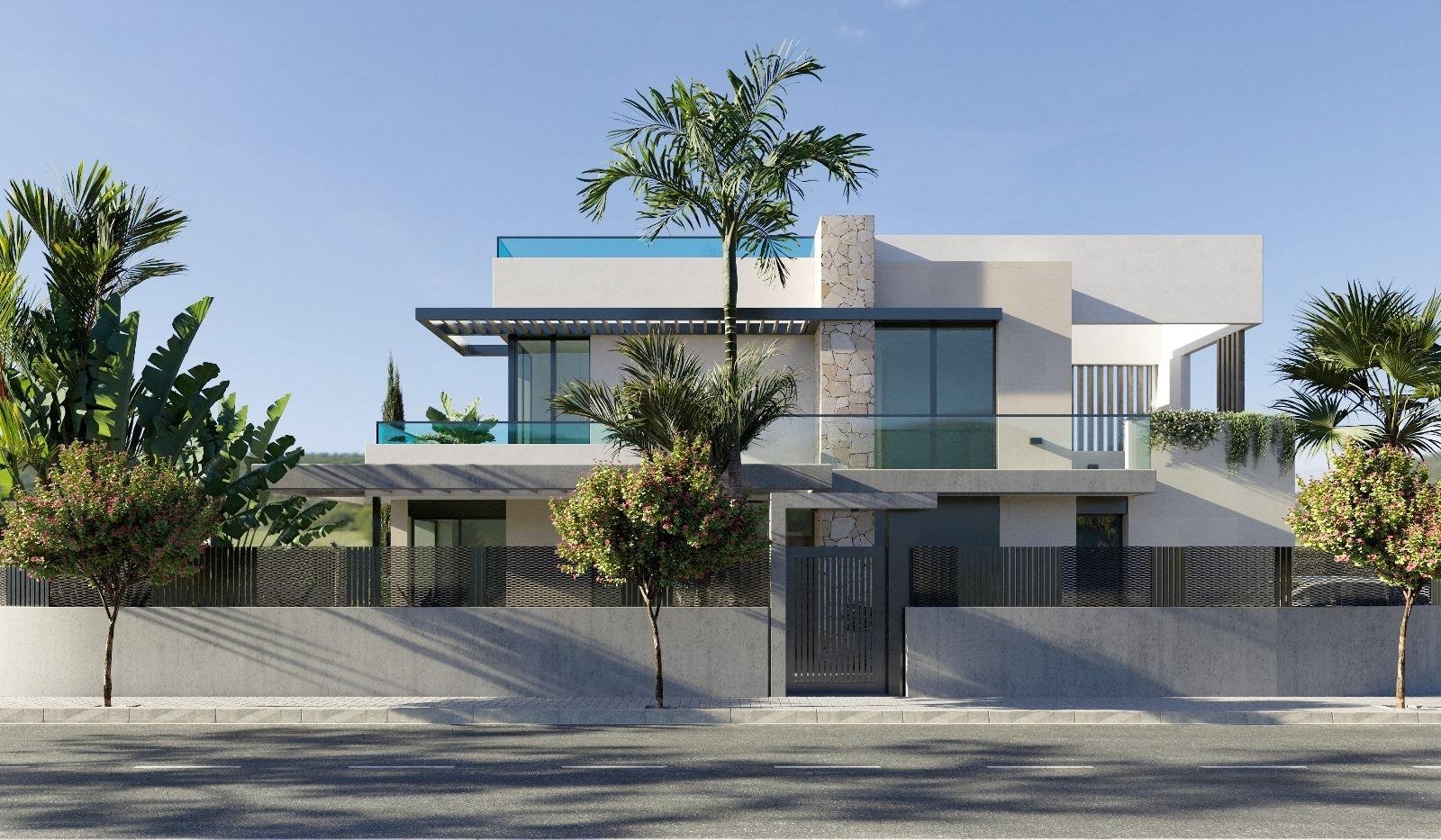 Luxusvilla mit privatem Pool in einer bewachten Anlage – Los Alcázares Luxusvilla mit privatem Pool in einer bewachten Anlage – Los Alcázares