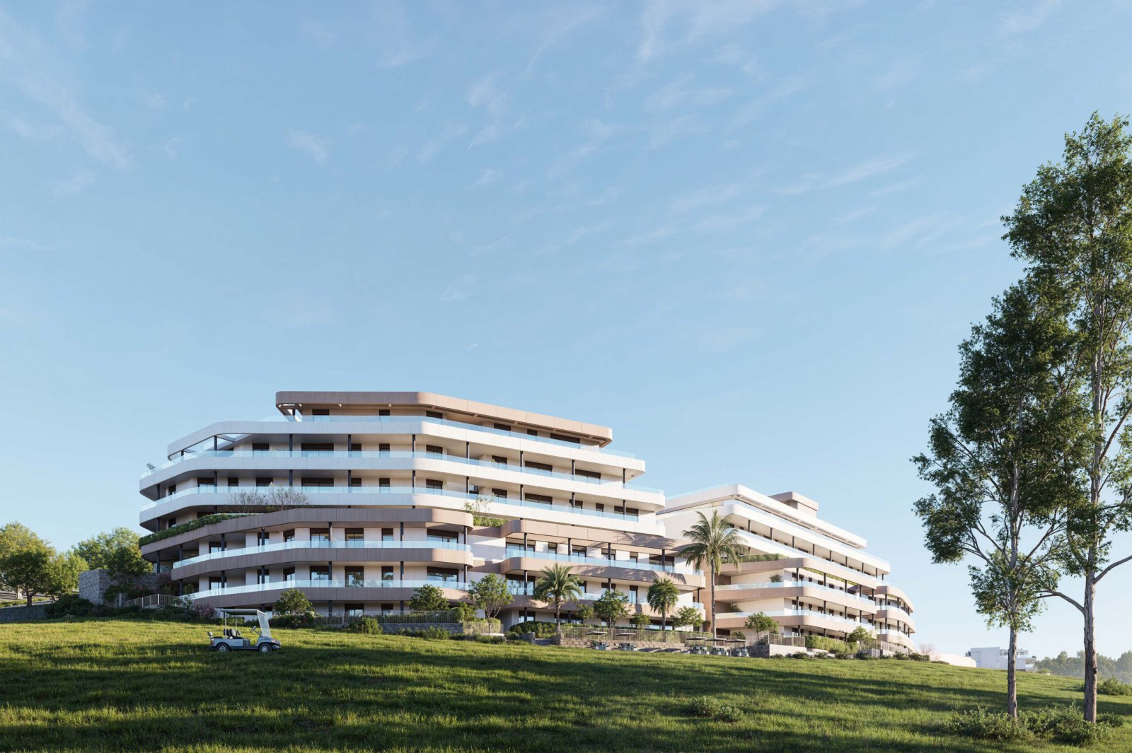 Moderne Apartments → 2 km vom Meer entfernt, Pool und Gartenanlage, Ladestation für Elektrofahrzeuge → Estepona Moderne Apartments → 2 km vom Meer entfernt, Pool und Gartenanlage, Ladestation für Elektrofahrzeuge → Estepona