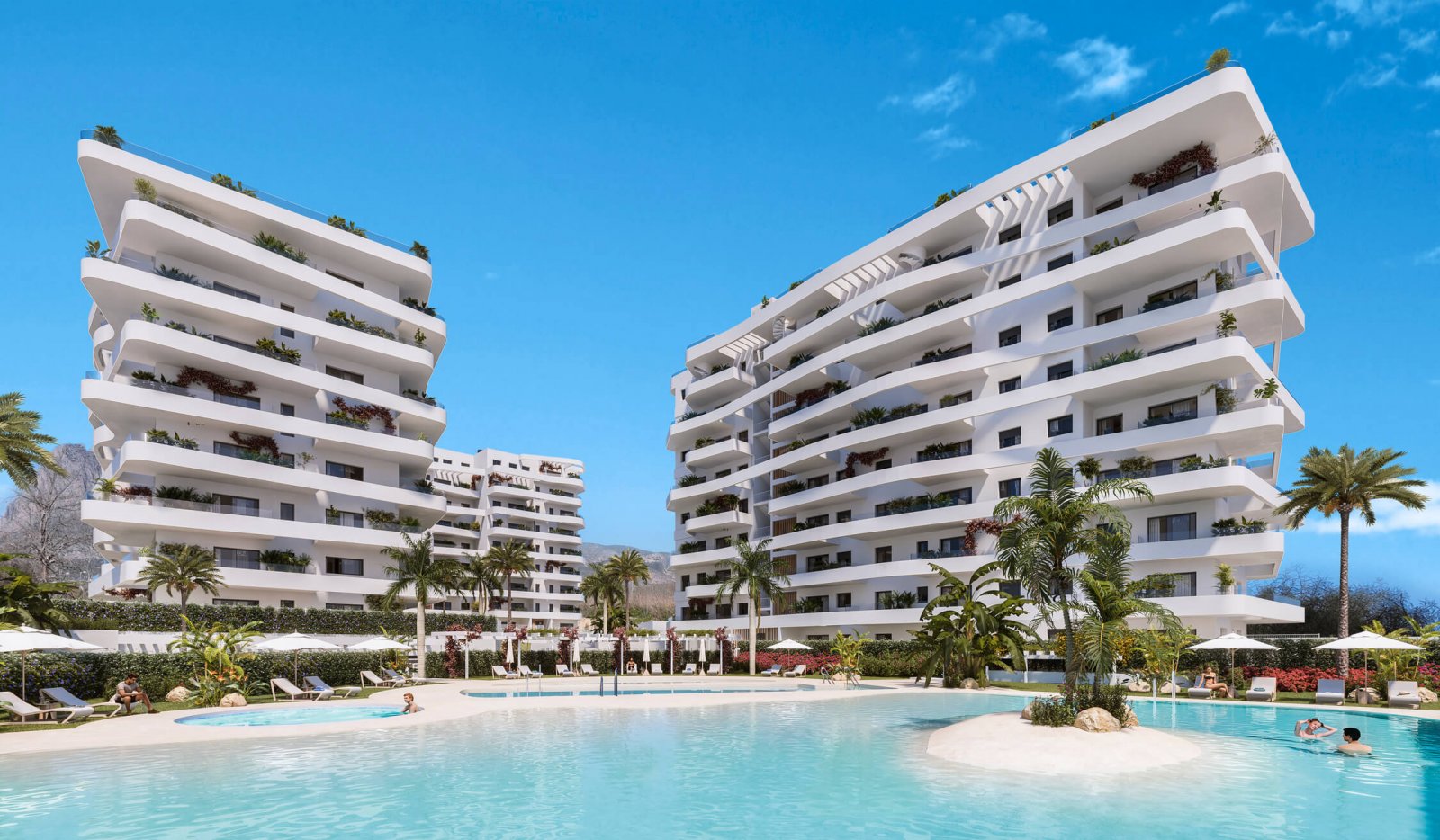 Sonnige Apartments 400 m vom Meer entfernt, Swimmingpool und Gemeinschaftseinrichtungen, La Vila Joiosa Sonnige Apartments 400 m vom Meer entfernt, Swimmingpool und Gemeinschaftseinrichtungen, La Vila Joiosa