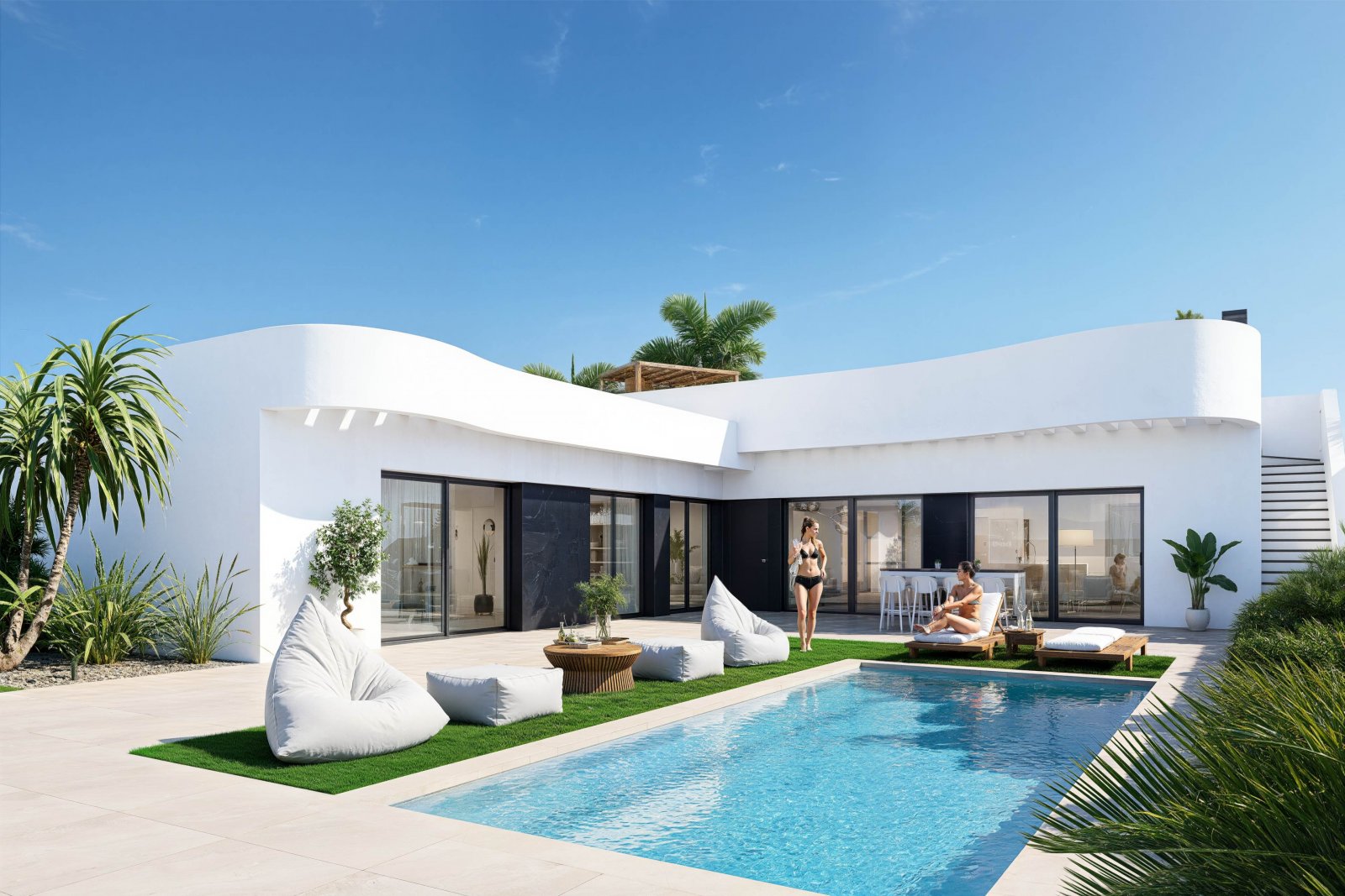 Exklusives Einfamilienhaus, 1 km vom Golfplatz entfernt, Algorfa Exklusives Einfamilienhaus, 1 km vom Golfplatz entfernt, Algorfa