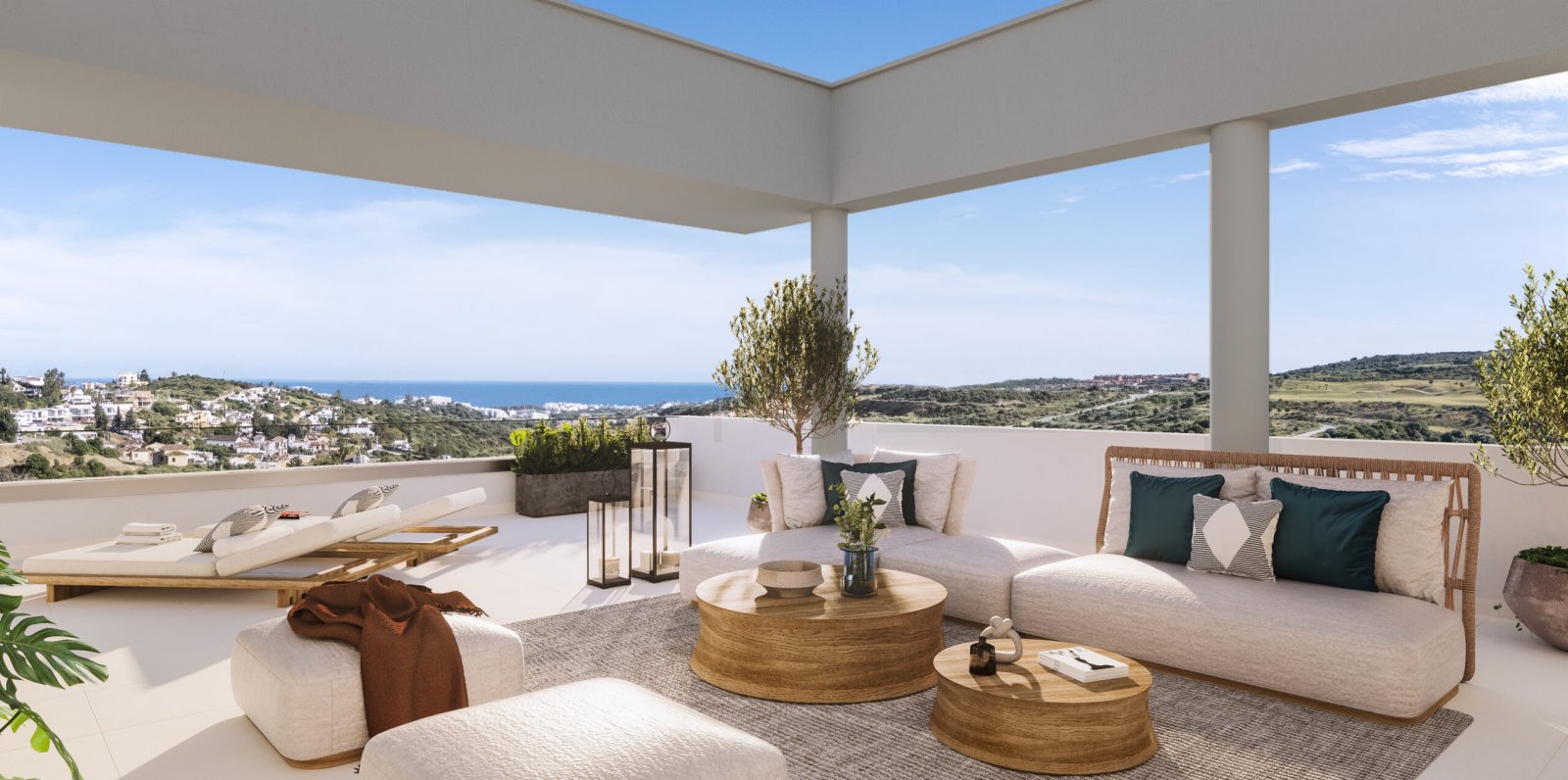Moderne Apartments mit Meerblick, 3 km vom Strand entfernt, Estepona Moderne Apartments mit Meerblick, 3 km vom Strand entfernt, Estepona