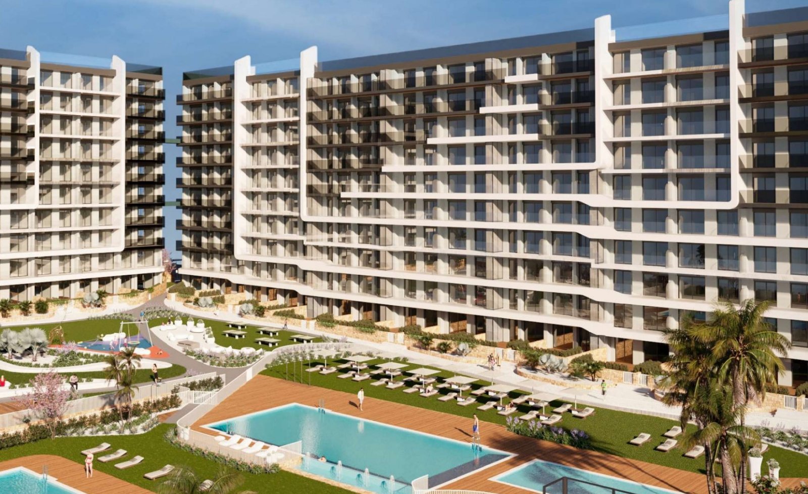 Luxuriöse Apartments 1 km vom Meer entfernt, mit Swimmingpool und Gartenanlage, Torrevieja Luxuriöse Apartments 1 km vom Meer entfernt, mit Swimmingpool und Gartenanlage, Torrevieja