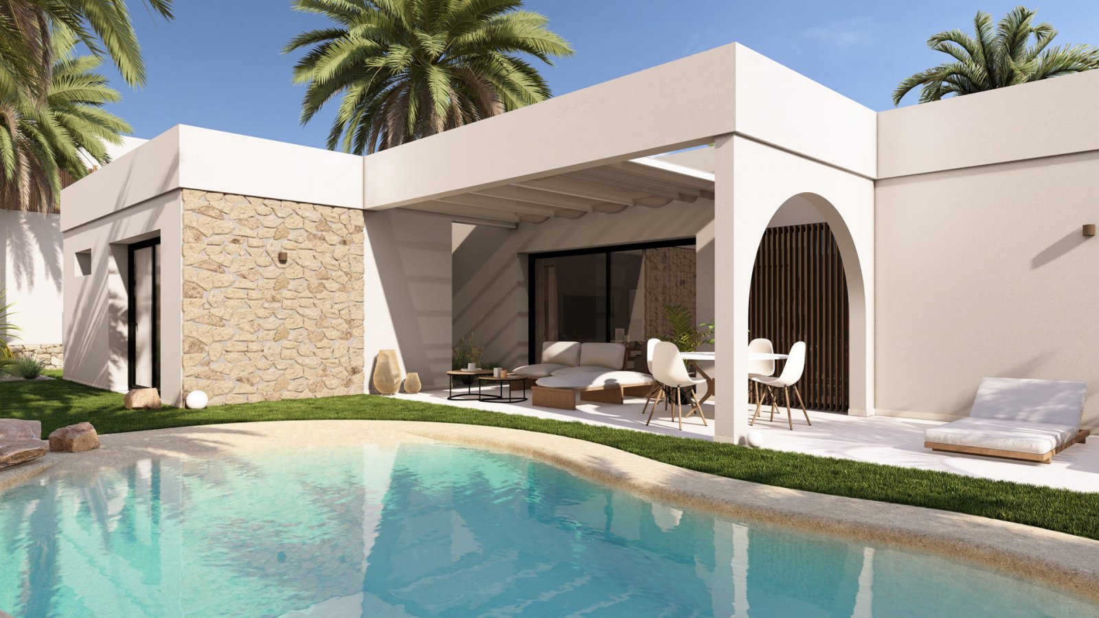 Exklusive Einfamilienhäuser, privater Pool und Garten, Murcia Exklusive Einfamilienhäuser, privater Pool und Garten, Murcia