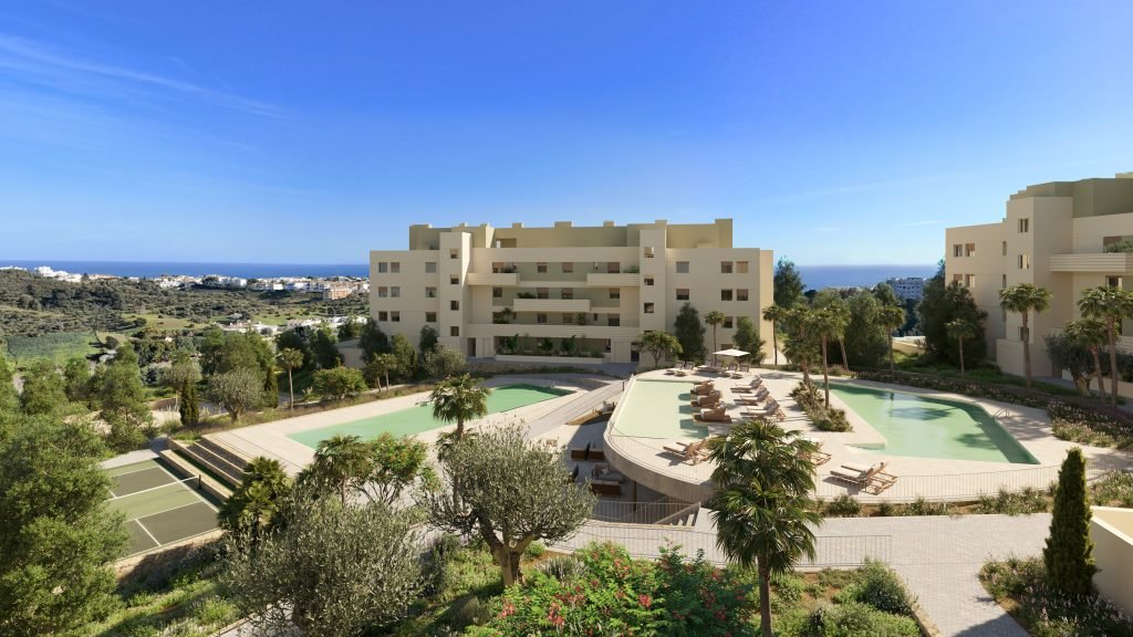 Moderne Apartments mit Meerblick, 4 km vom Strand entfernt, Las Lagunas de Mijas Moderne Apartments mit Meerblick, 4 km vom Strand entfernt, Las Lagunas de Mijas