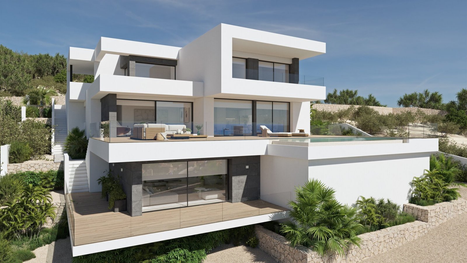 Luxuriöse Villa mit Meerblick und 0,5 km vom Strand entfernt, Cumbre del Sol Luxuriöse Villa mit Meerblick und 0,5 km vom Strand entfernt, Cumbre del Sol