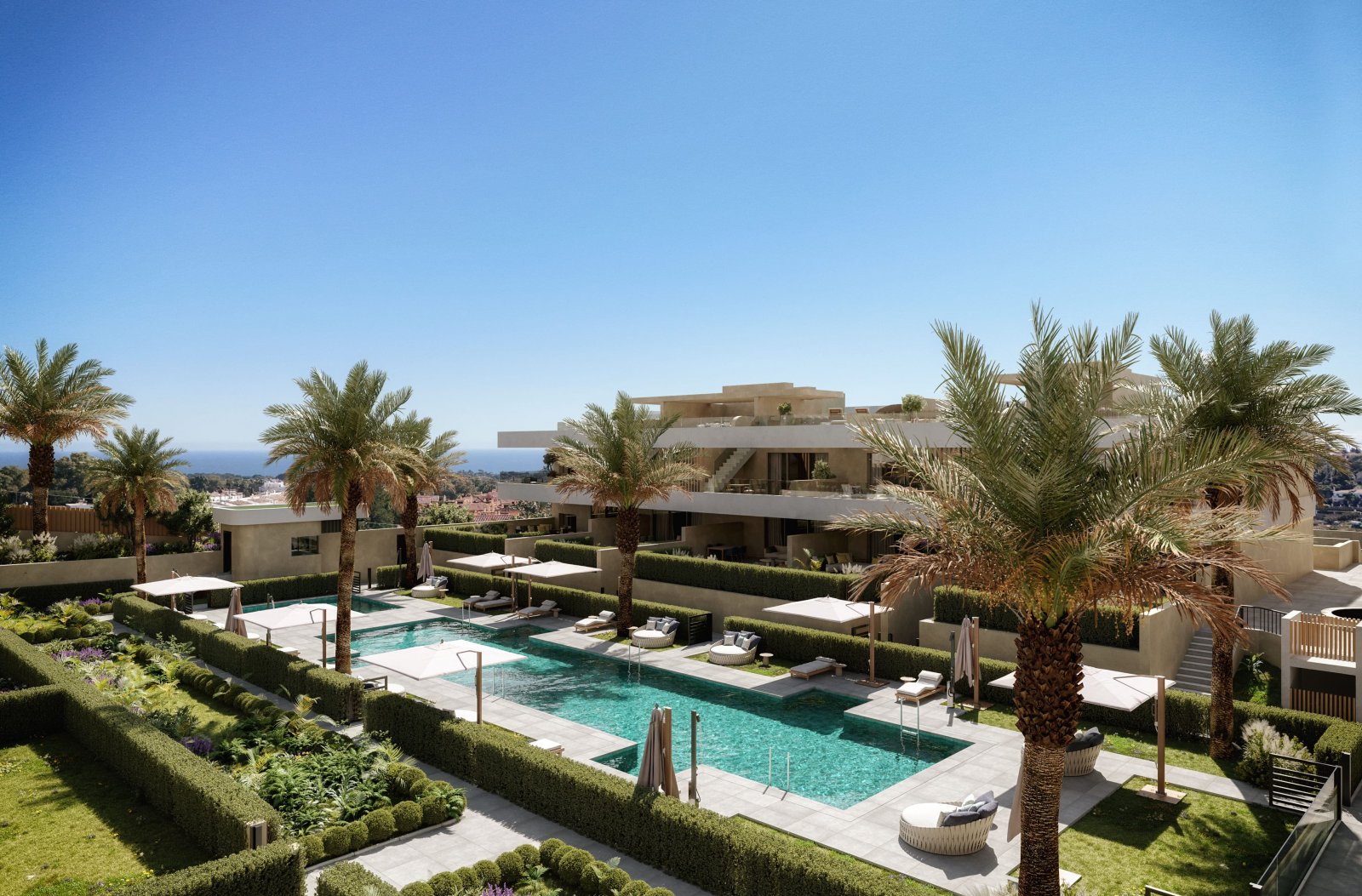 Moderne Apartments, 2 km vom Meer und 1 km vom Golfplatz entfernt, Estepona Moderne Apartments, 2 km vom Meer und 1 km vom Golfplatz entfernt, Estepona
