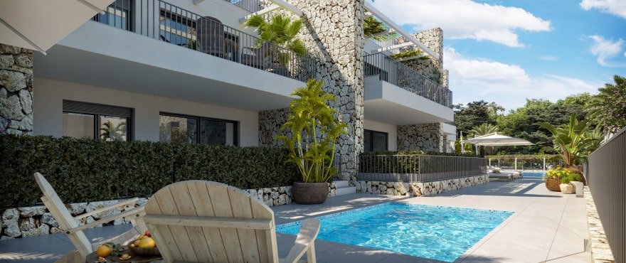 Exklusives Apartment mit Garten und Pool, 100 m vom Strand San Telmo auf Mallorca entfernt Exklusives Apartment mit Garten und Pool, 100 m vom Strand San Telmo auf Mallorca entfernt