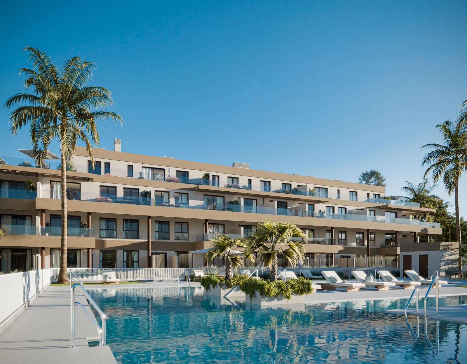 Luxusapartments mit Meerblick, Swimmingpool und Fitnessbereich, Mijas Luxusapartments mit Meerblick, Swimmingpool und Fitnessbereich, Mijas