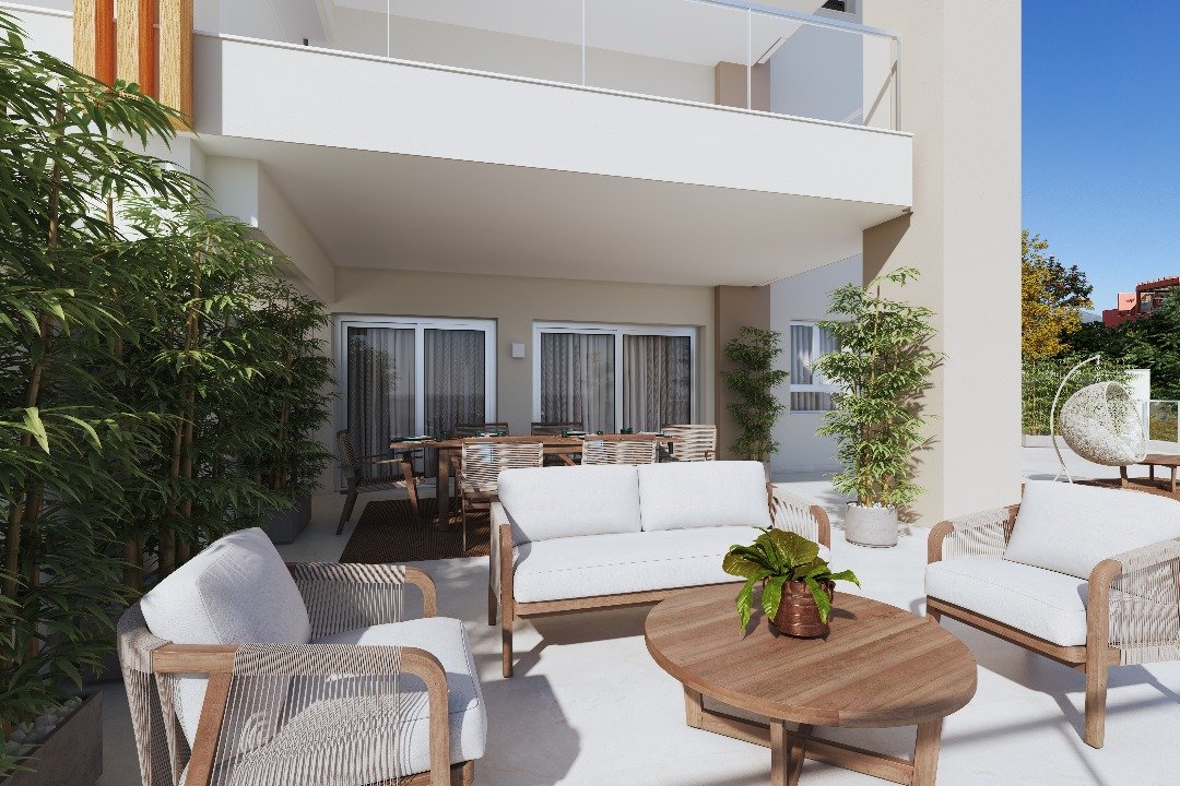 Stilvolle Wohnung mit Terrasse in der Nähe des Meeres und Investitionsmöglichkeiten Las Lagunas de Mijas Stilvolle Wohnung mit Terrasse in der Nähe des Meeres und Investitionsmöglichkeiten Las Lagunas de Mijas