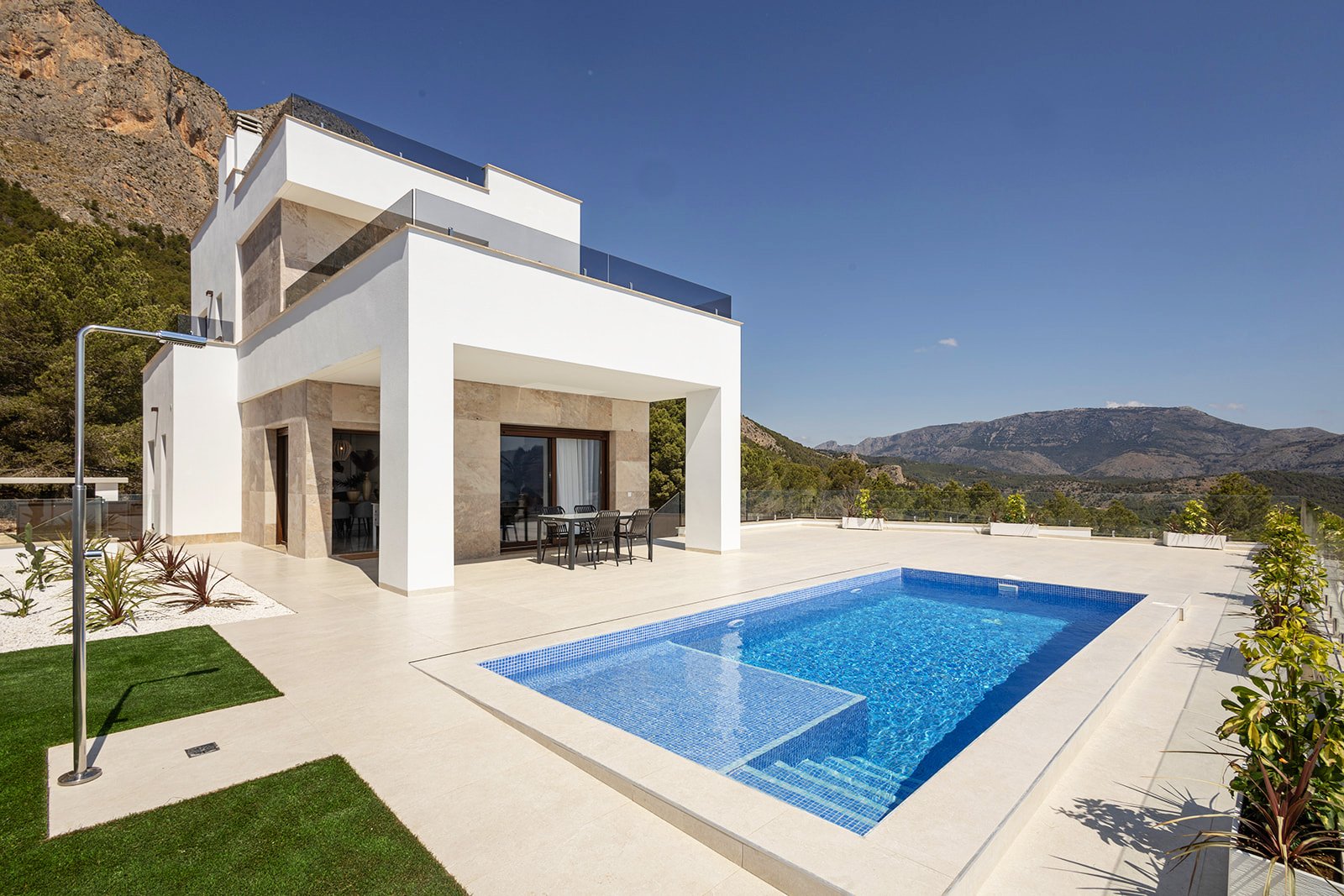 Exklusive freistehende Häuser, privater Pool und Meerblick, Polop Exklusive freistehende Häuser, privater Pool und Meerblick, Polop