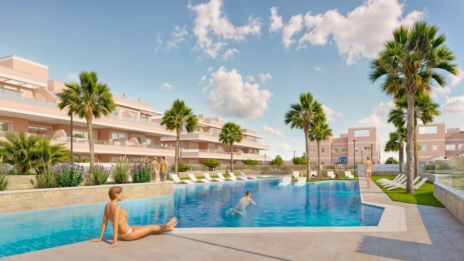 Geräumige Apartments mit Pool, 2 km vom Meer entfernt, Pilar de la Horadada Geräumige Apartments mit Pool, 2 km vom Meer entfernt, Pilar de la Horadada