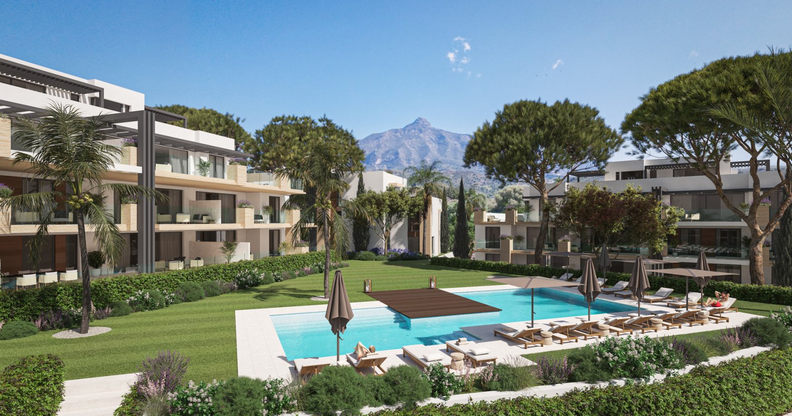 Luxusapartments mit Meerblick und einem nahegelegenen Golfplatz, Marbella Luxusapartments mit Meerblick und einem nahegelegenen Golfplatz, Marbella