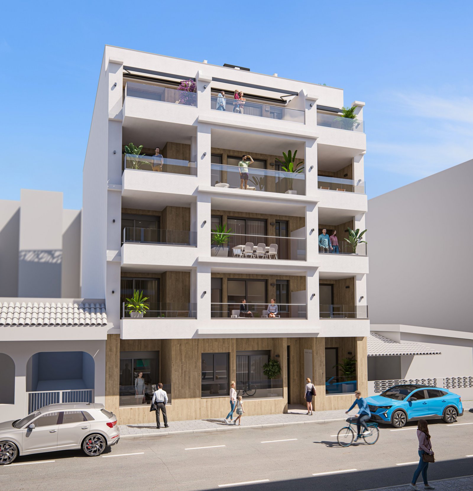 Moderne Apartments 300 m vom Meer entfernt mit Swimmingpool und Solarium, Torrevieja Moderne Apartments 300 m vom Meer entfernt mit Swimmingpool und Solarium, Torrevieja