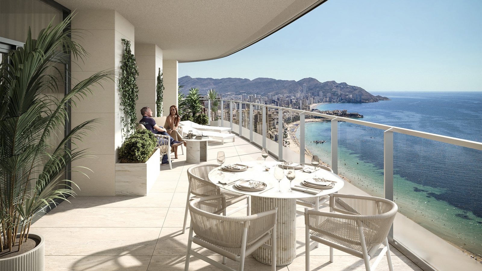 Luxusapartment mit Panoramablick aufs Meer in Benidorm Luxusapartment mit Panoramablick aufs Meer in Benidorm