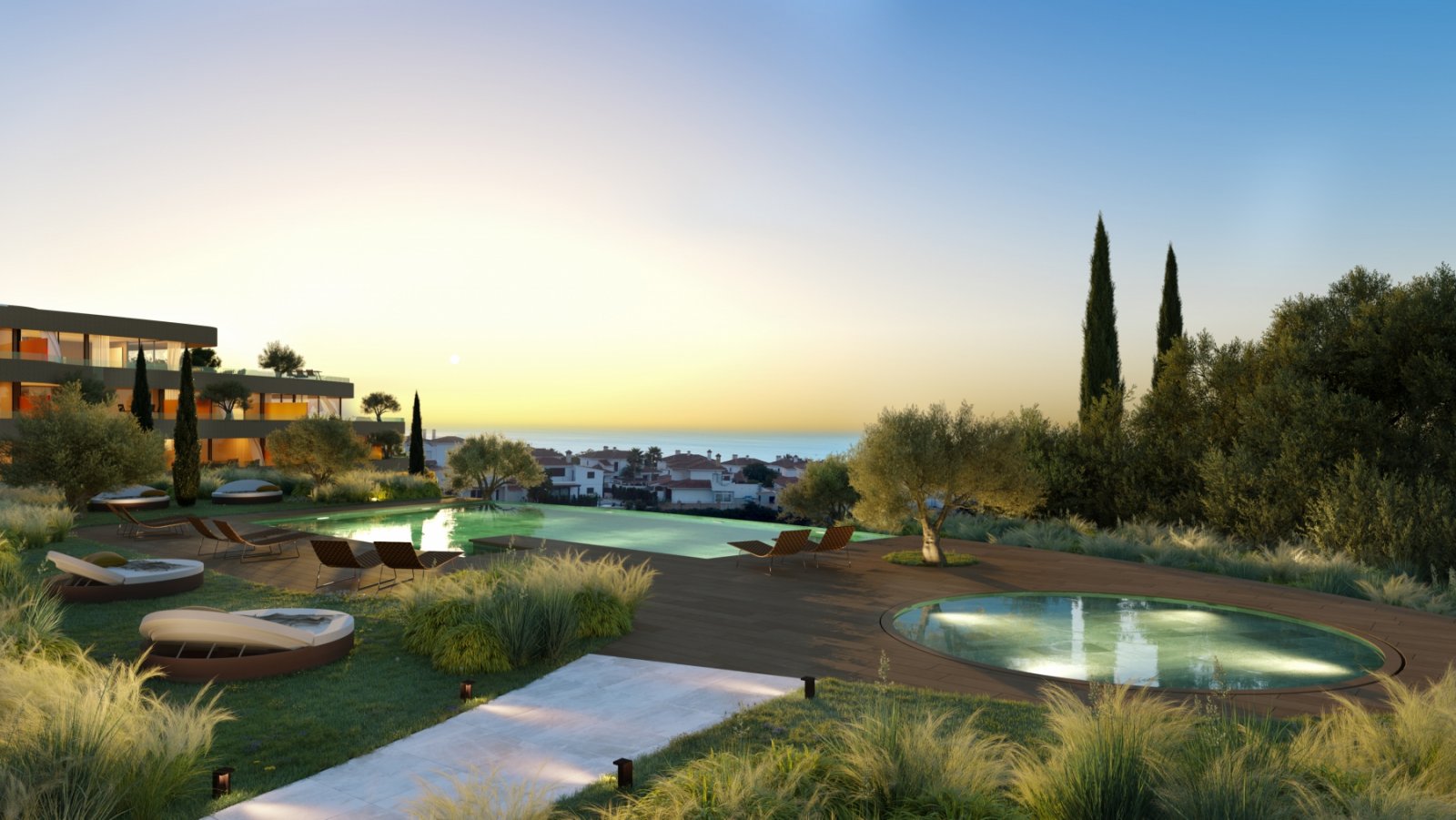 Exklusive Apartments mit Meerblick und Swimmingpool in Fuengirola Exklusive Apartments mit Meerblick und Swimmingpool in Fuengirola
