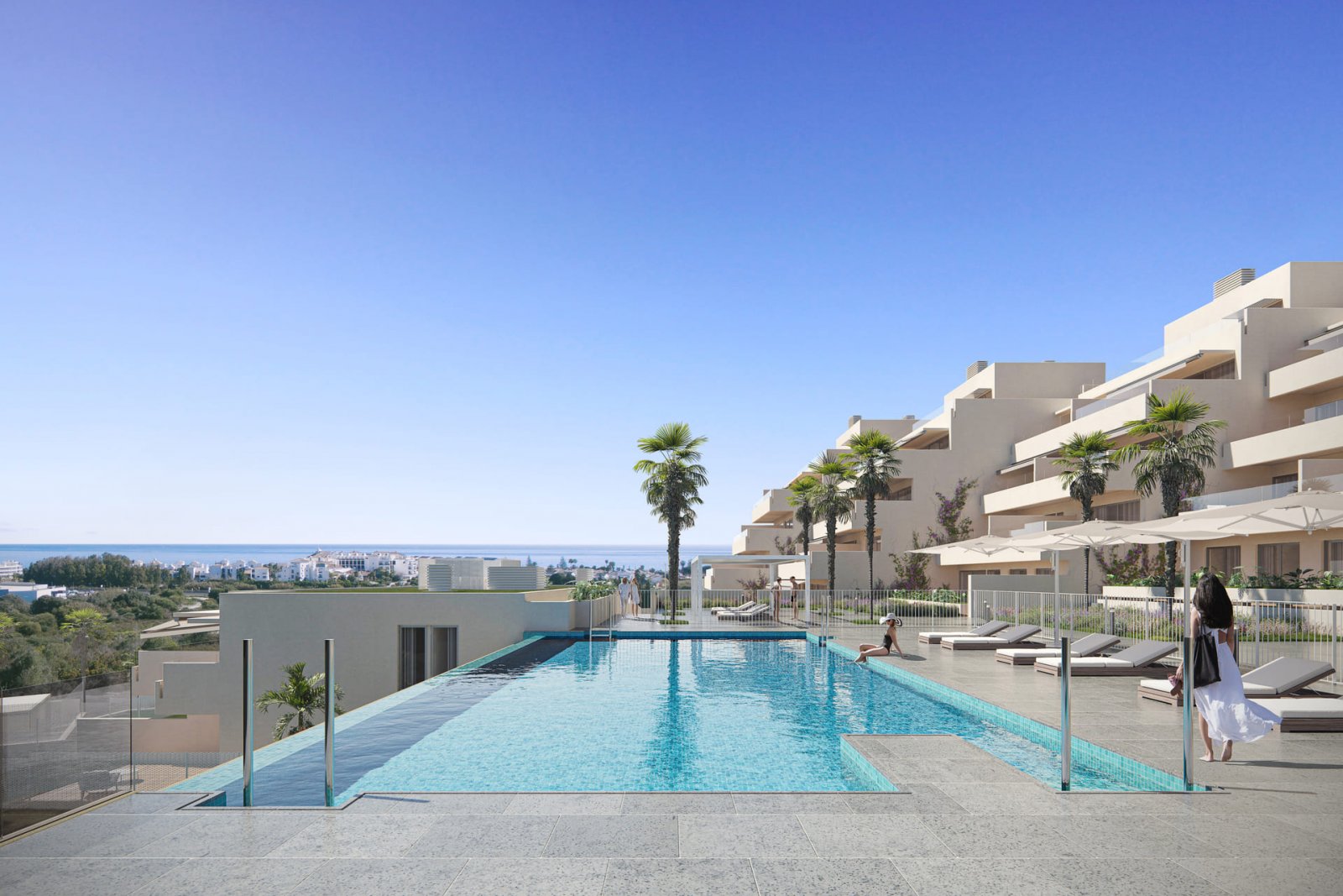 Luxusapartments, 1 km vom Meer entfernt, Estepona Luxusapartments, 1 km vom Meer entfernt, Estepona