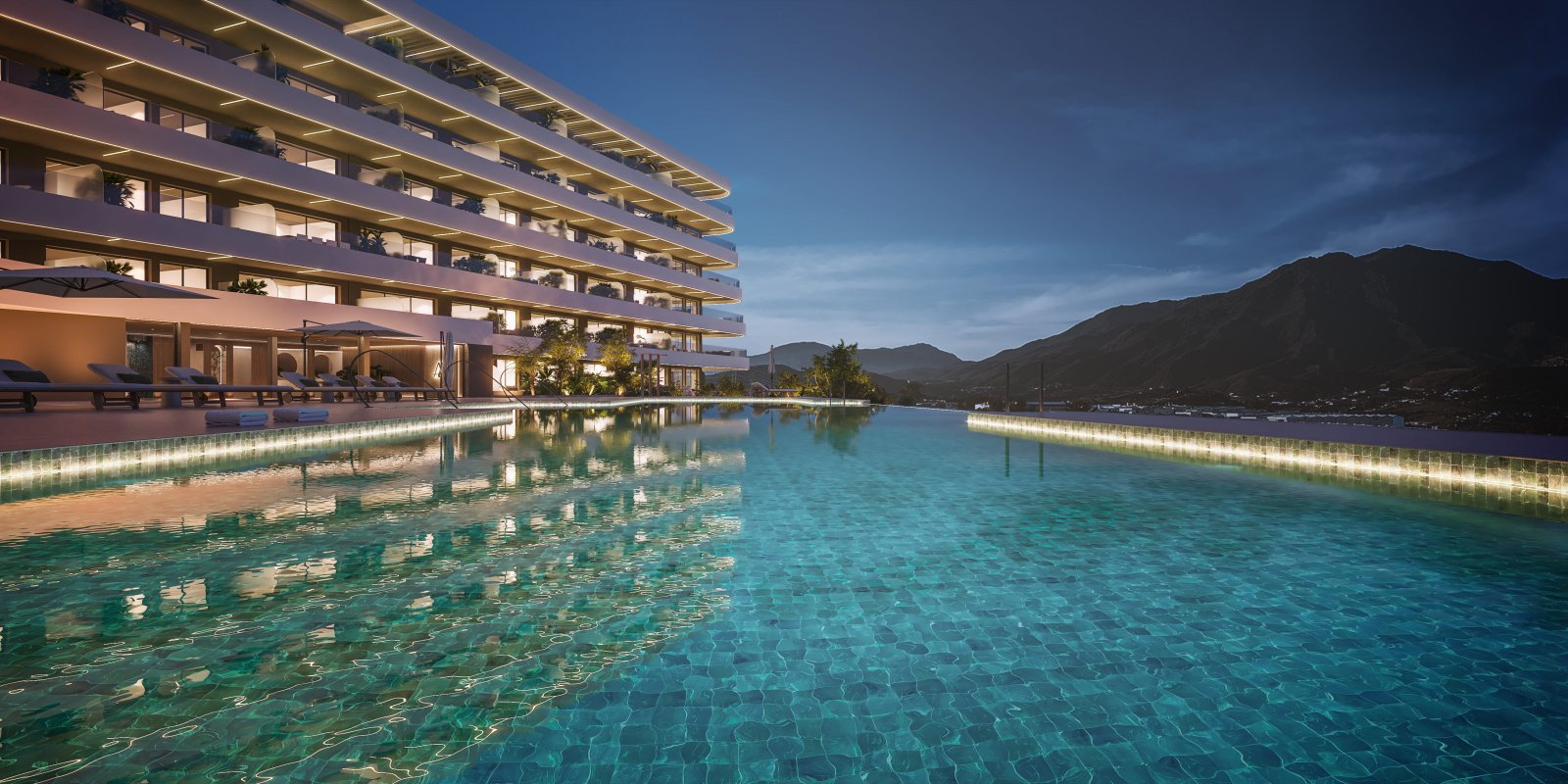 Moderne Apartments, 2 km vom Meer entfernt, Estepona. Moderne Apartments, 2 km vom Meer entfernt, Estepona.