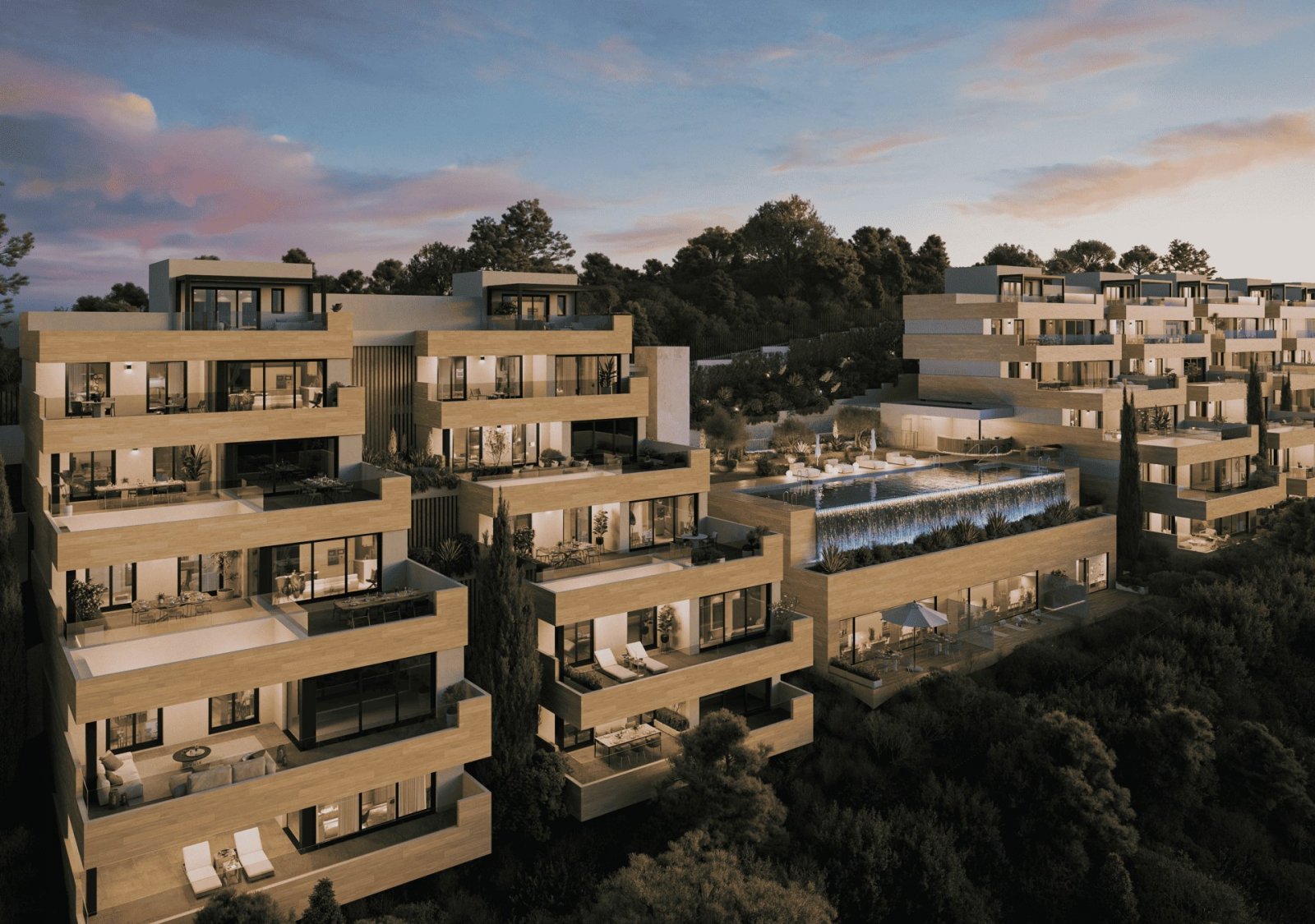 Exklusive Apartments mit Pool, Terrassen und Smart-Home-System, Málaga Exklusive Apartments mit Pool, Terrassen und Smart-Home-System, Málaga