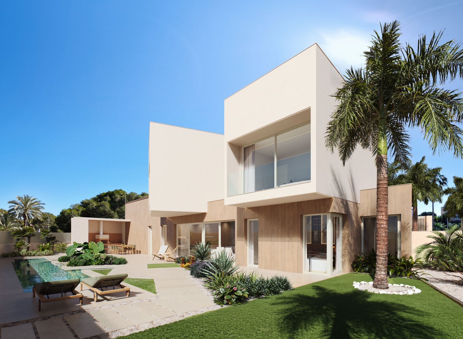 Exklusive Villen, 1 km vom Meer entfernt mit privatem Pool, Dehesa de Campoamor Exklusive Villen, 1 km vom Meer entfernt mit privatem Pool, Dehesa de Campoamor