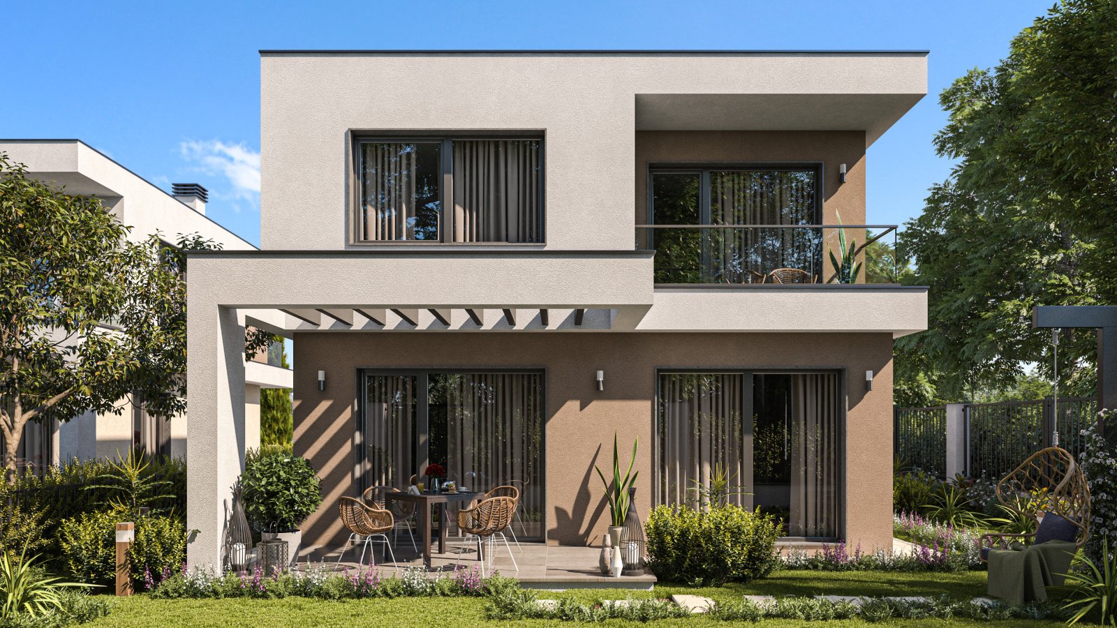 Luxushaus im Victoria Paradise-Komplex - ein Traum inmitten wunderschöner Weinberge mit weitem Meerblick Luxushaus im Victoria Paradise-Komplex - ein Traum inmitten wunderschöner Weinberge mit weitem Meerblick