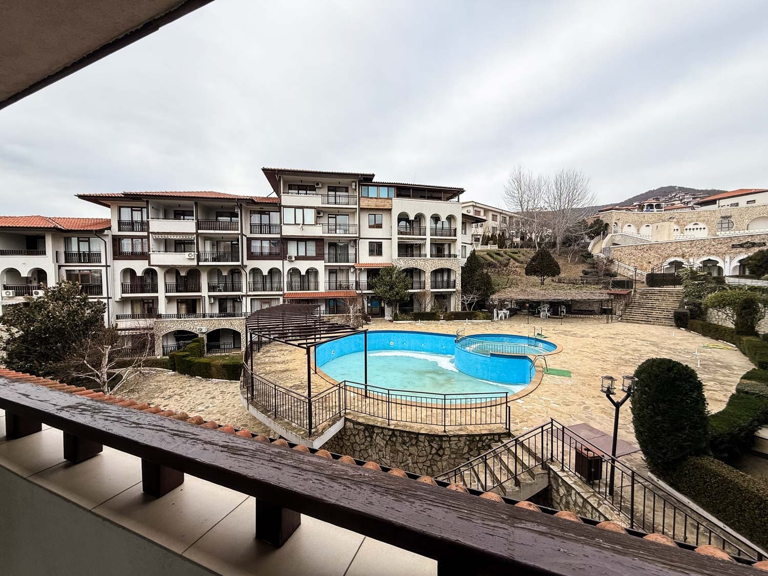 Zweizimmerwohnung mit Blick auf den Pool im Komplex Arena 1, Sveti Vlas, Bulgarien Zweizimmerwohnung mit Blick auf den Pool im Komplex Arena 1, Sveti Vlas, Bulgarien